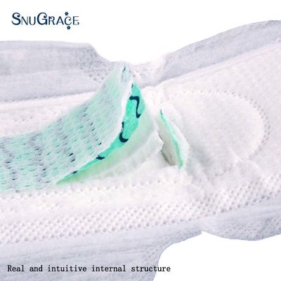 SNUGRACE Winged Design Ultra-Thin Cotton Sanitary Napkins for Lady Acceptable OEM ODM