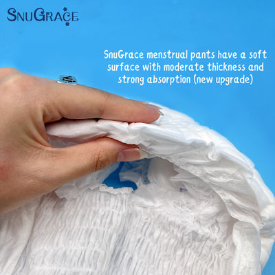 Non Woven Fabric Disposable Menstrual Panties with Fluff Pulp and Enhanced Absorbency