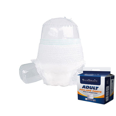 3-D Leak Prevention Style Adult Diaper Pants Pull Up Clothlike Pants for Incontinence