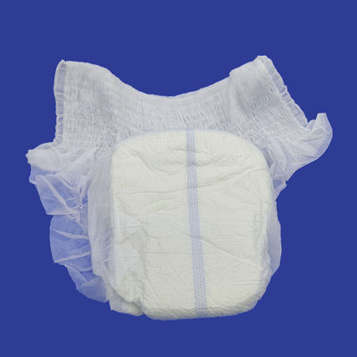 Highly OEM ODM Soft Breathable Cotton Topsheet Pants Diapers with Original Woven Design