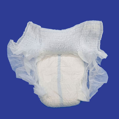 Highly OEM ODM Soft Breathable Cotton Topsheet Pants Diapers with Original Woven Design