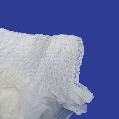 Highly OEM ODM Soft Breathable Cotton Topsheet Pants Diapers with Original Woven Design