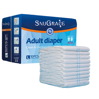 Fluff Pulp Plain Woven Unisex Elderly Senior Incontinence Adult Disposable Adult Diaper