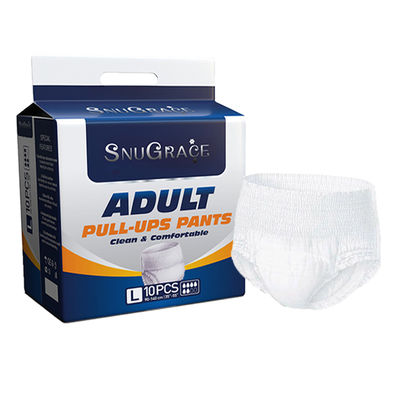 Plain Woven Adult Pull Up Diaper for Menstrual Needs and Incontinence Care in XXL