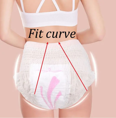 Non Woven Fabric Fluff Pulp SAP Women's Overnight Menstrual Pants for Maximum Absorbency