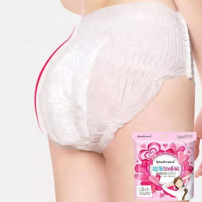 Non Woven Fabric Fluff Pulp SAP Women's Overnight Menstrual Pants for Maximum Absorbency