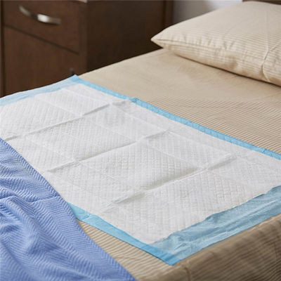 PE Film Breathable Fabric Hospital Absorbent Underpads Disposable Adult Bed Pads 60 x 90
