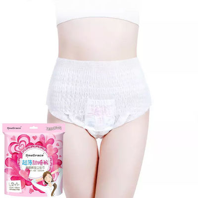 Breathable Dry Care Disposable Menstrual Pants for Women Super Absorbent and Organic