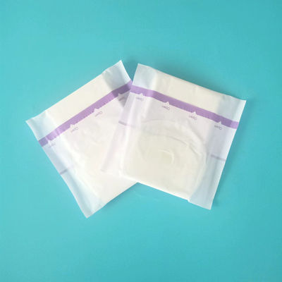 Winged Disposable Feminine Hygiene Sanitary Napkins with Breathable PE Film Backsheet