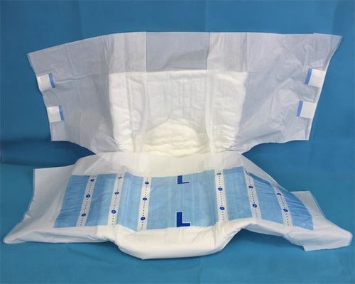 Printed Absorbent Incontinence Diapers for Adults Large Size Cotton Nappies