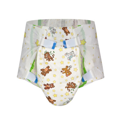 Unisex Ultra Soft Adult Disposable Incontinence Diaper with 3D Leak Prevention Channel