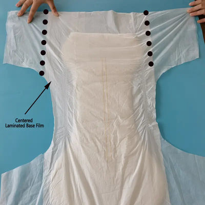 3-D Leak Prevention Disposable Adult Diaper Non Woven Fabric Style for Distribution