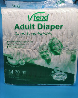 Soft Nonwoven Fabric Disposable Adult Diapers for Hospital M/L/XL Sizes by Trusted