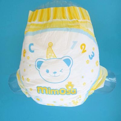 Soft Non-woven Top Sheet Printed ABDL Diaper for Elderly 3D Leak Prevention Channel