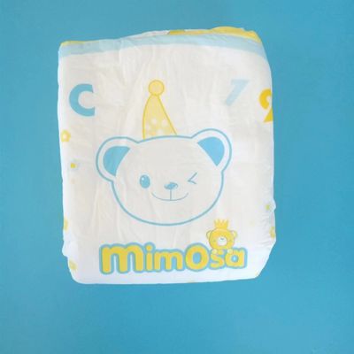 Soft Non-woven Top Sheet Printed ABDL Diaper for Elderly 3D Leak Prevention Channel