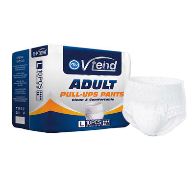 Disposable Adult Pant Diaper Ultra Soft Dry Breathable for Elderly ODM OEM Plain Woven