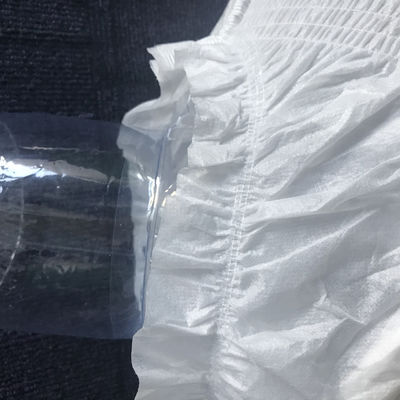 White Adults Incontinence Panty Diaper with ISO CE Certificate and Elastic Waistband
