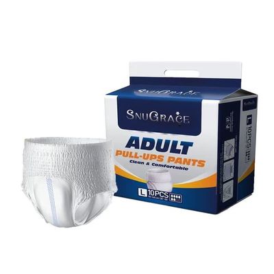 800-2000ml Absorption White/Customized Panty Type Adult Diaper for Direct Distribution