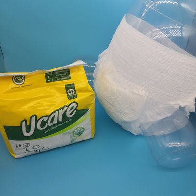 PE Film Backsheet Custom Printed Incontinence Adult Diapers Panties for Men and Women