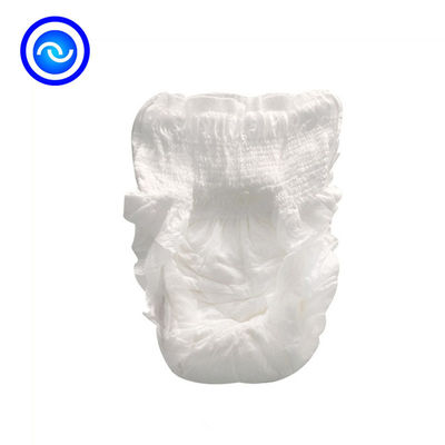 White Printed Incontinence Products Adult Pull Diaper XL Size 1000ML with Fluff Pulp