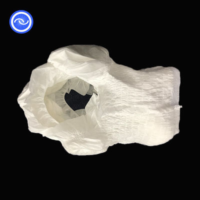 White Printed Incontinence Products Adult Pull Diaper XL Size 1000ML with Fluff Pulp