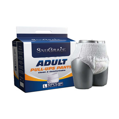 Customization Supported Adult Disposable Pants Type Diaper with Super High Absorbency