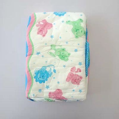Biodegradable Ultra Thick Adult Diaper with 800ml-2700ml Absorbency and Colorful Print