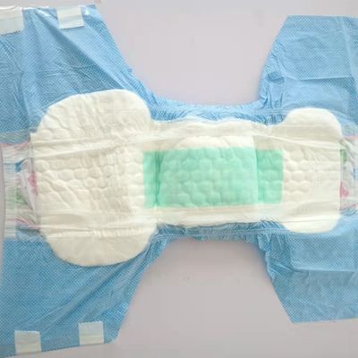 Biodegradable Ultra Thick Adult Diaper with 800ml-2700ml Absorbency and Colorful Print