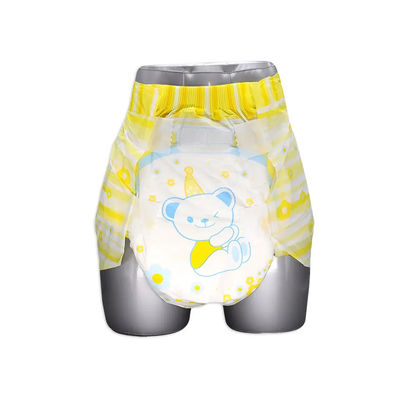 Customized Prints High Absorption Ultra Thick Adult Diaper Soft Breathable Durability
