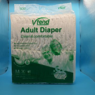 Disposable Printed Adult Diaper Container for Men/Women Briefs Japan Sap Performance
