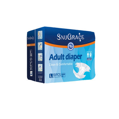 Plain Woven Soft and Comfortable Incontinence Adult Diaper for Elderly Free Sample