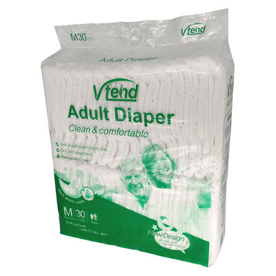Non Woven Fabric Adult Diapers OEM Customized Private Label for Incontinence People Care
