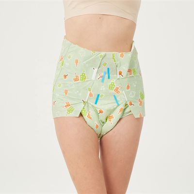 ISO9001/ISO14001/ OHSAS18001 BV Cartoon Printed Adult Disposable Nappies for ABDL Diapers