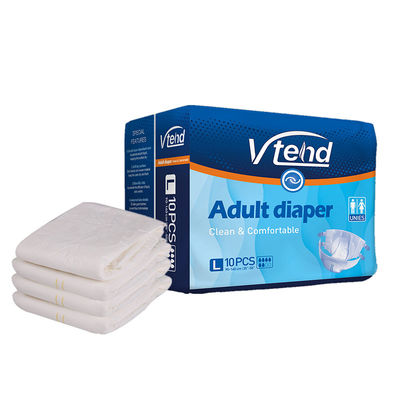 Super Soft Non-Woven Fabric Old Women Disposable Bedridden Magic Tapes Adult Diapers