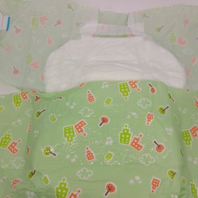 Adults Ultra Thick Printed Disposable Adult Baby Diaper with 3D Leak Prevention Channel