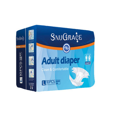 Thick Adult Disposable Incontinence Diapers for Hospital CE Certified and Fluff Pulp